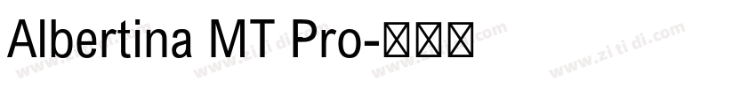 Albertina MT Pro字体转换